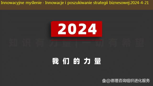 Innowacyjne myślenie · Innowacje i poszukiwanie strategii biznesowej